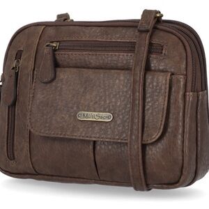 Multisac Zippy triple compartment crossbody bag